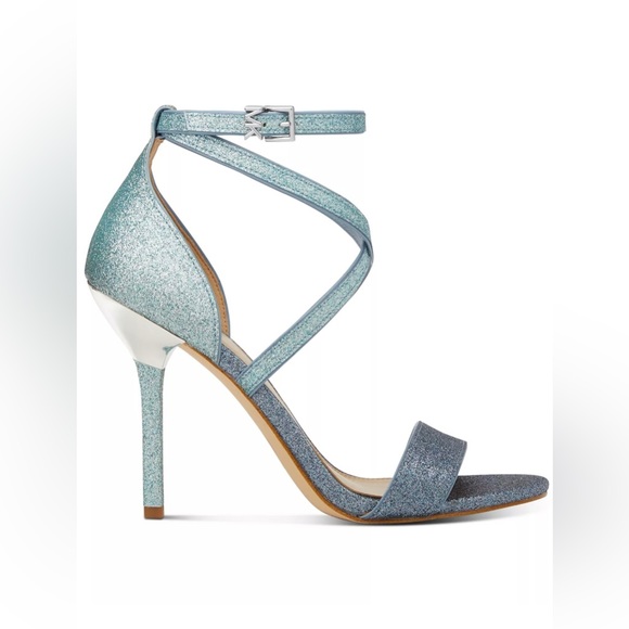 MICHAEL Michael Kors Women's Astrid Two Tone Stiletto Sandals. Sz 6.5 - Picture 1 of 3